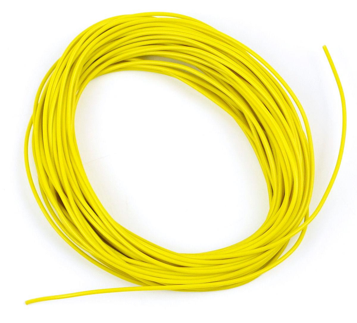 Yellow Wire (7 x 0.2mm) 10m