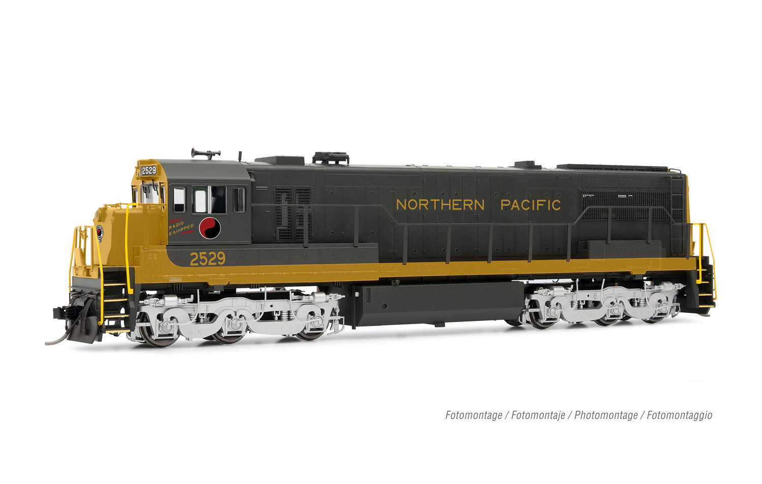 #D# Northern Pacific U25c PhII Diesel Locomotive